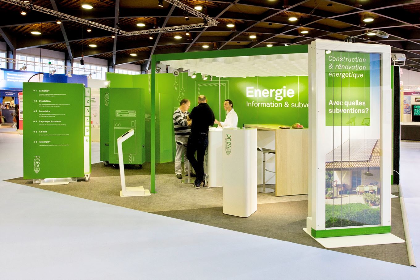 Photo du stand énergie de l’Etat de Vaud