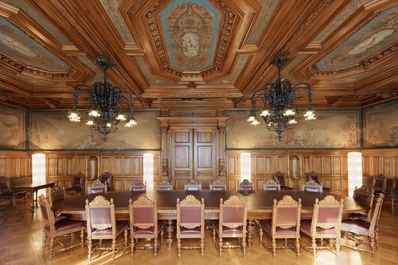 Vue dans salle du Gothard | Tribunal fédéral de Lucerne