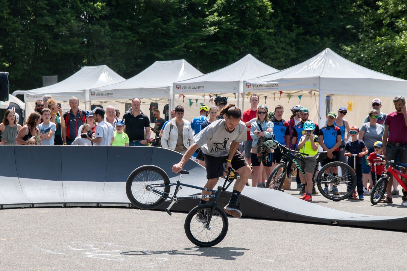 Animations au Tour de France 2022 à Lausanne