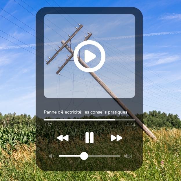 image vidéo panne électricité